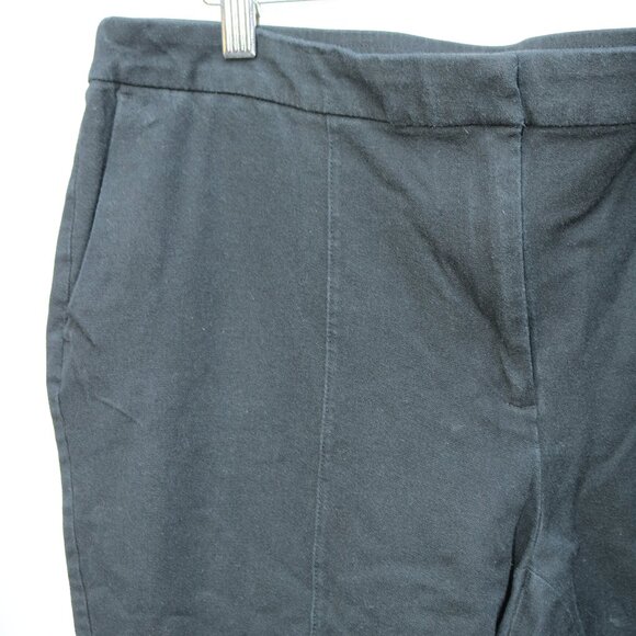 J Jill Plus Size Black Premium Bi-Stretch Center Seam Slim Ankle Pants Sz 16 - Picture 3 of 6